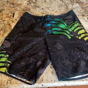 Black men’s swim trunks